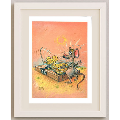 Liviu Stanila 29x21cm Orijinal Karikatür BOD01532