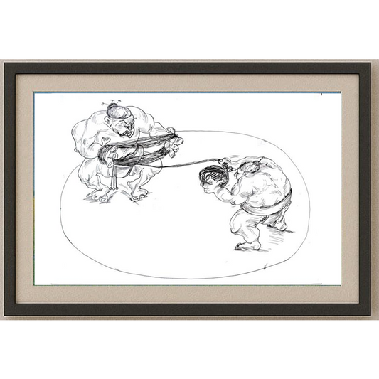 Tsvetomir Veleshky 29x21cm Orijinal Karikatür BOD01545