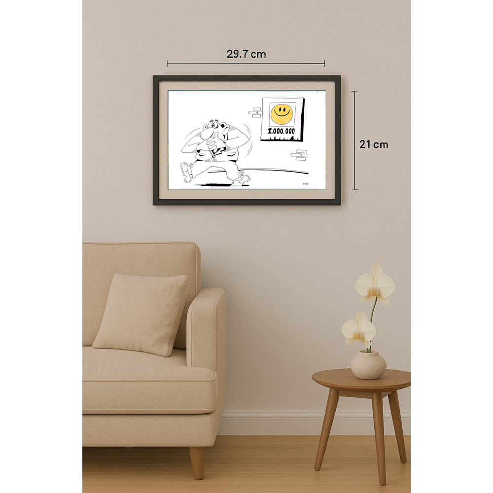 Alexander Dubovsky 29x21cm Orijinal Karikatür BOD01556
