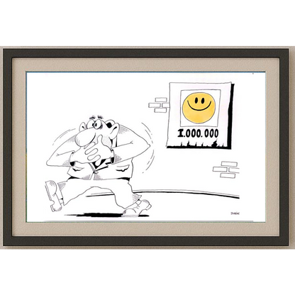 Alexander Dubovsky 29x21cm Orijinal Karikatür BOD01556