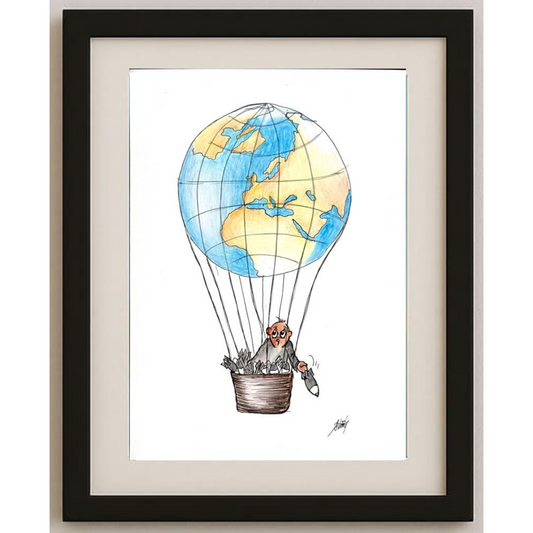 Petar Strinic 29x21cm Orijinal Karikatür BOD01563