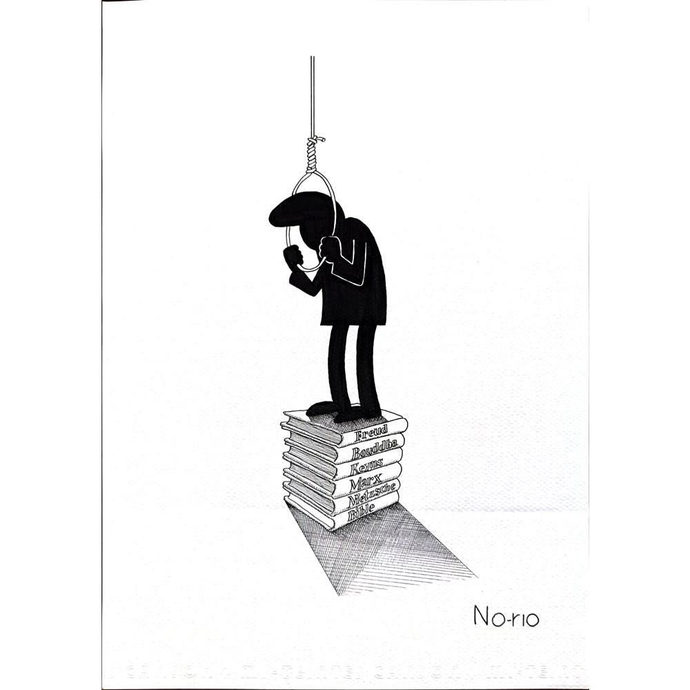Norio Yamanoi 43x30cm Orijinal Karikatür BOD01575