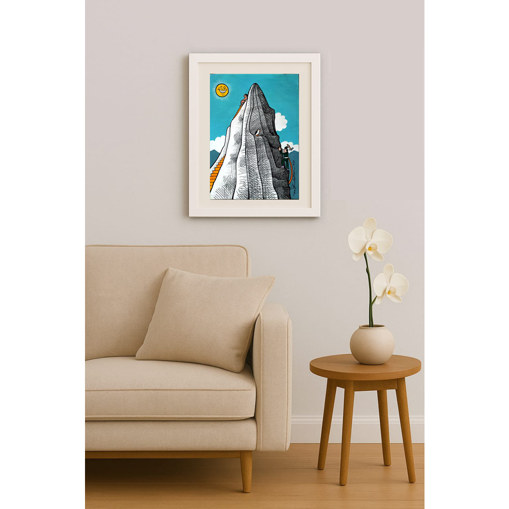 Thorsteinn Eggertsson 43x30cm Orijinal Karikatür BOD01577