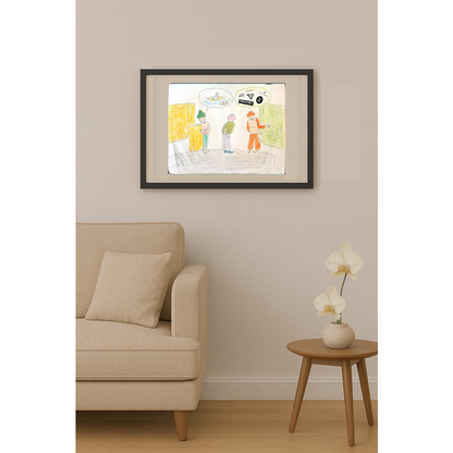 Zola Zli 43x30cm Orijinal Karikatür BOD01581