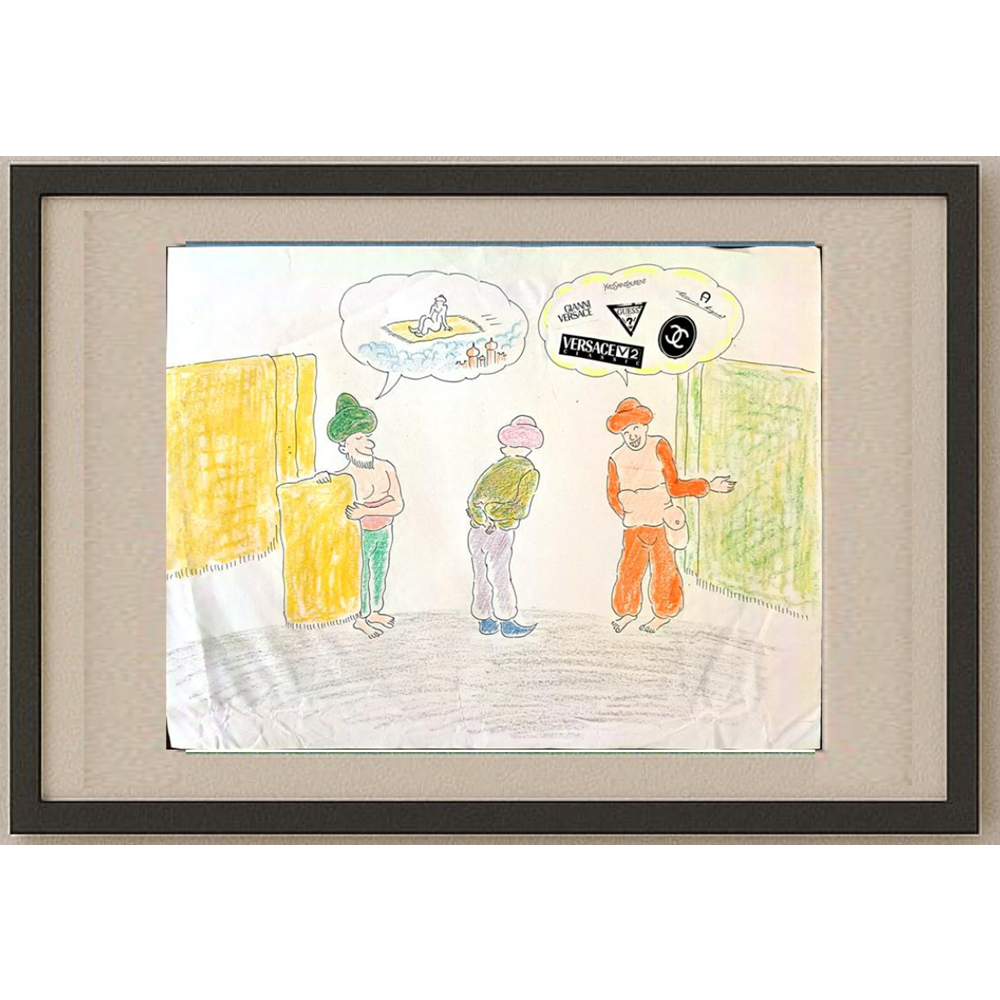 Zola Zli 43x30cm Orijinal Karikatür BOD01581