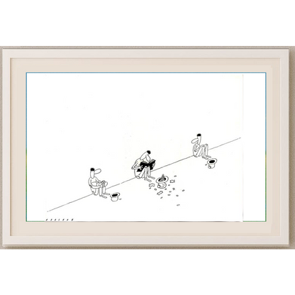 Rooshan Gataullin 43x30cm Orijinal Karikatür BOD01585