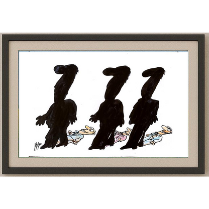 İgnjat Gatalo 35x25cm Orijinal Karikatür BOD01593