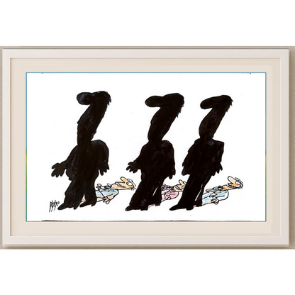İgnjat Gatalo 35x25cm Orijinal Karikatür BOD01593