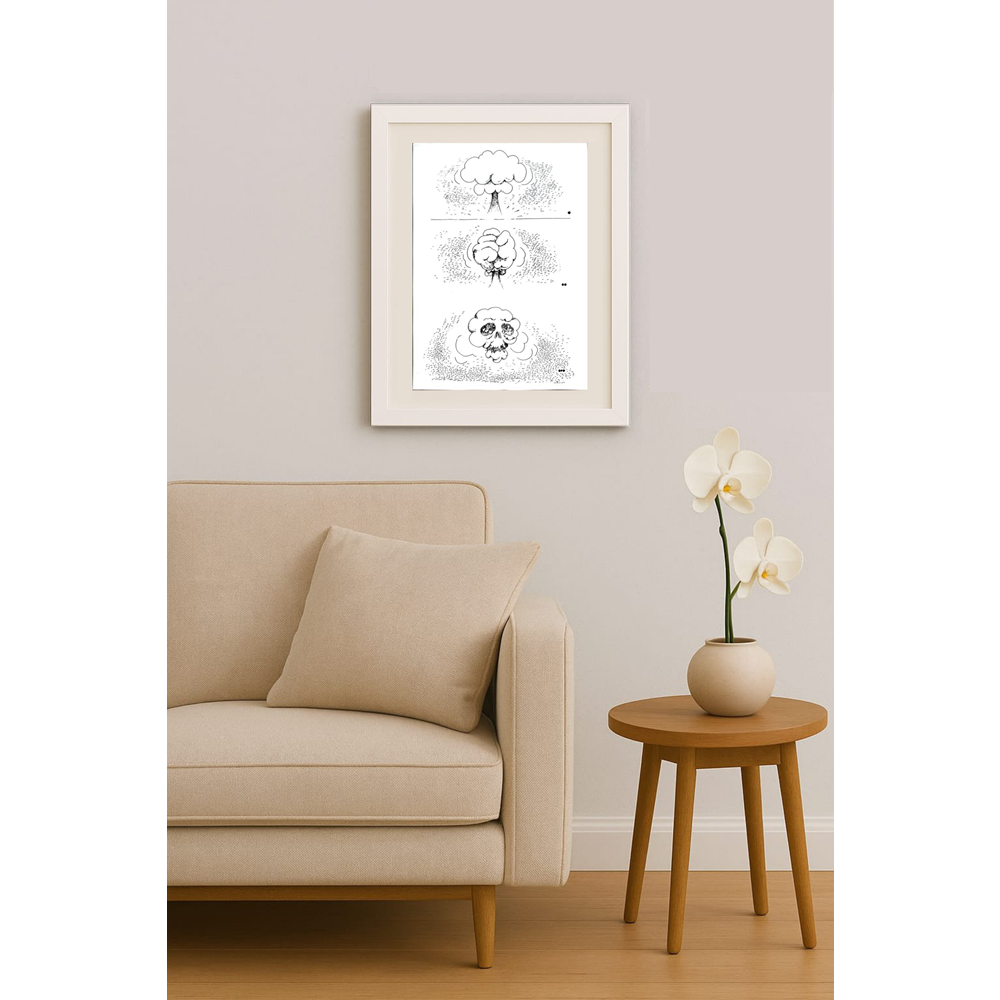 Sun Wanshuai 29x21cm Orijinal Karikatür BOD01594