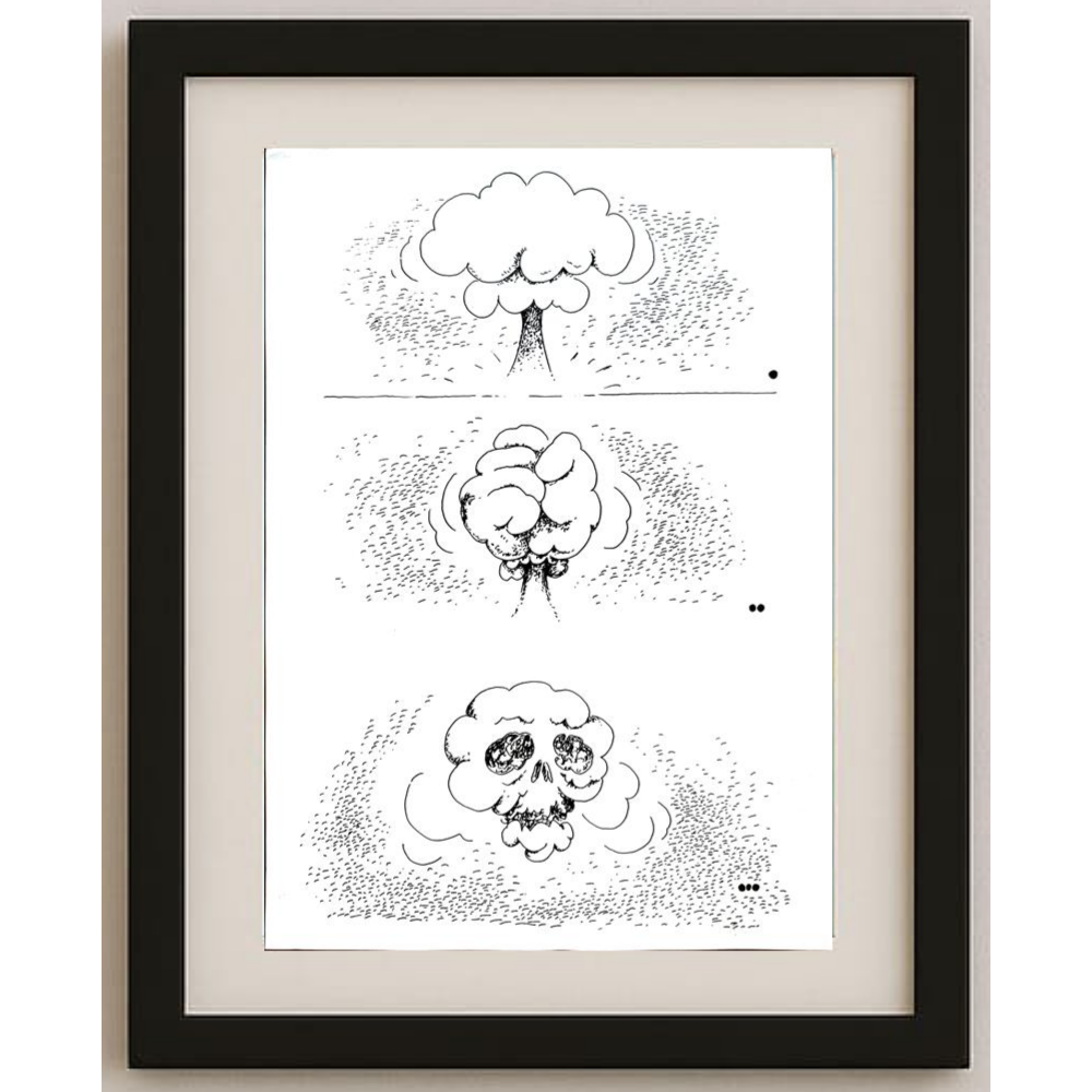 Sun Wanshuai 29x21cm Orijinal Karikatür BOD01594