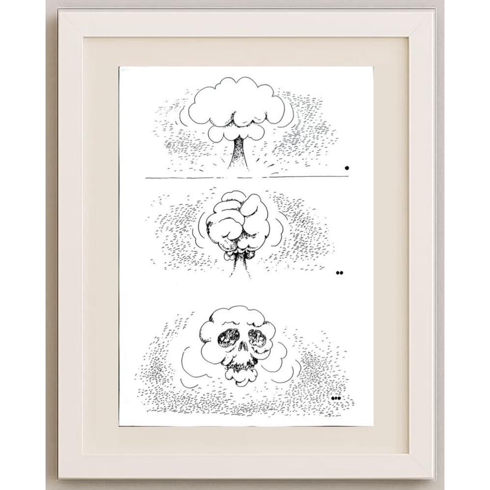 Sun Wanshuai 29x21cm Orijinal Karikatür BOD01594