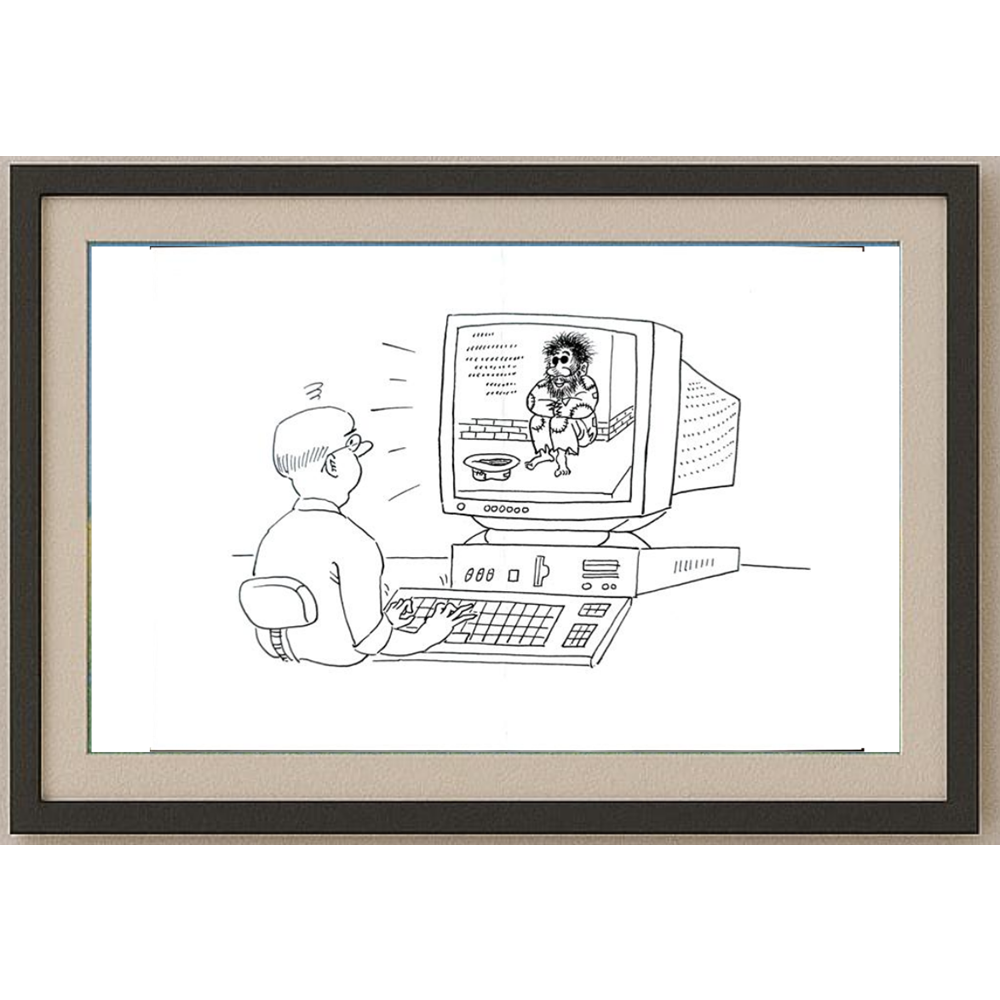 Feng Hui Cang 25x18cm Orijinal Karikatür BOD01599