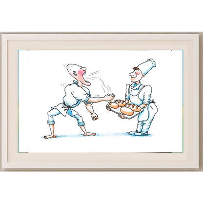 Gennady Chegodayev 29x21cm Orijinal Karikatür BOD01616