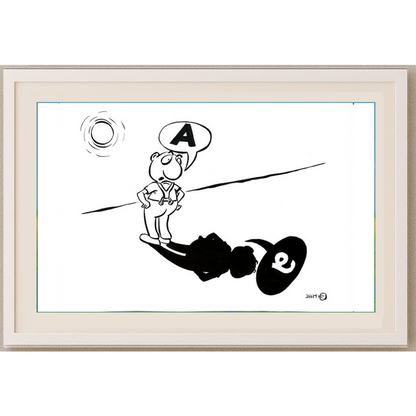 Damir Novak 29x21cm Orijinal Karikatür BOD01626