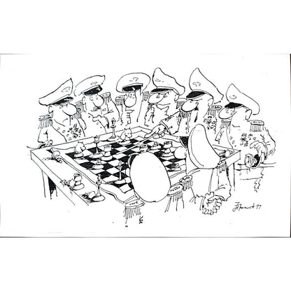 Jokah Prokopljevic 29x21cm Orijinal Karikatür BOD01627