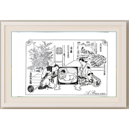 Vansovien Andrey 29x21cm Orijinal Karikatür BOD01644