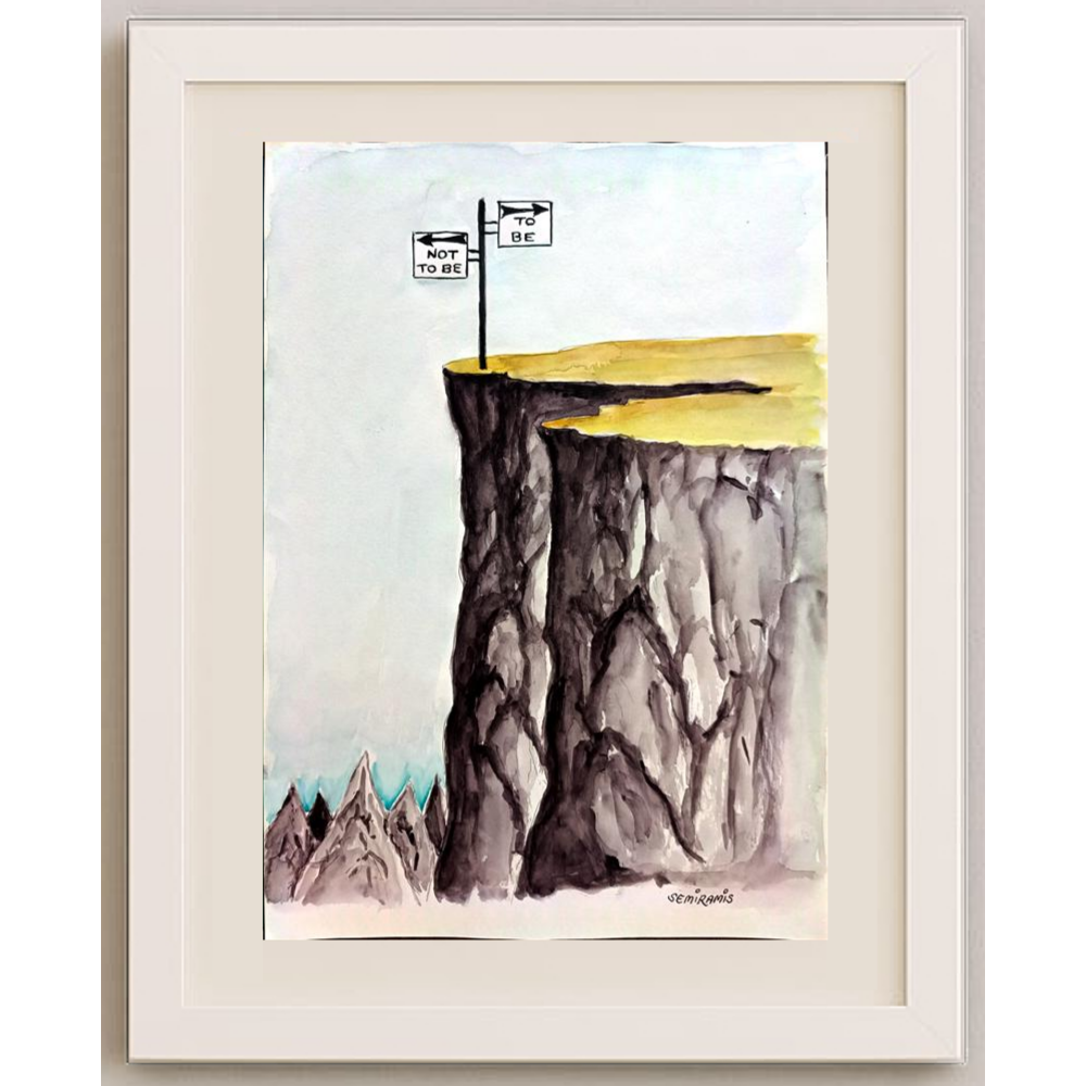 Semiramis 29x21cm Orijinal Karikatür BOD01663