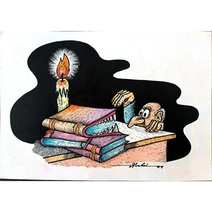 Vladimir Crivio 29x21cm Orijinal Karikatür BOD01668