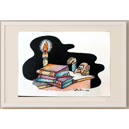 Vladimir Crivio 29x21cm Orijinal Karikatür BOD01668