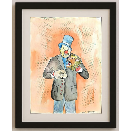 Zlatko Krtevski 29x21cm Orijinal Karikatür BOD01670