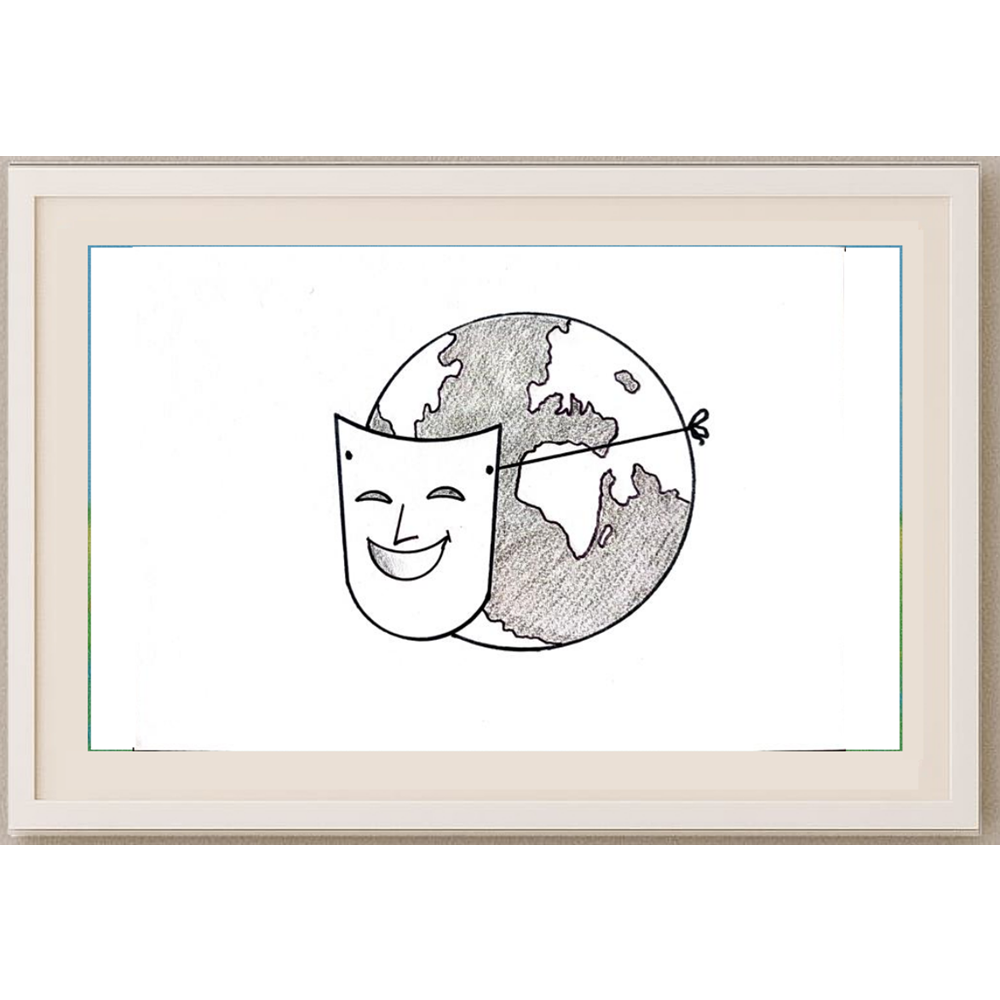 Aleksandar Daskalovic 29x21cm Orijinal Karikatür BOD01671