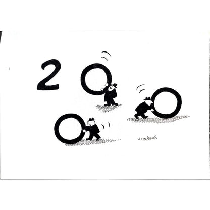 Semiramis 25x18cm Orijinal Karikatür BOD01673