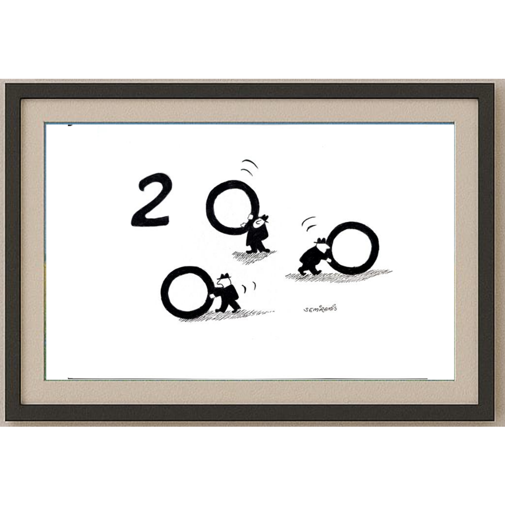 Semiramis 25x18cm Orijinal Karikatür BOD01673