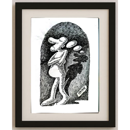Cornel Marim Chiorean 29x21cm Orijinal Karikatür BOD01677