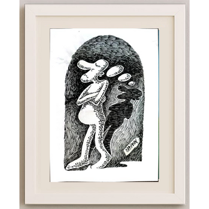 Cornel Marim Chiorean 29x21cm Orijinal Karikatür BOD01677