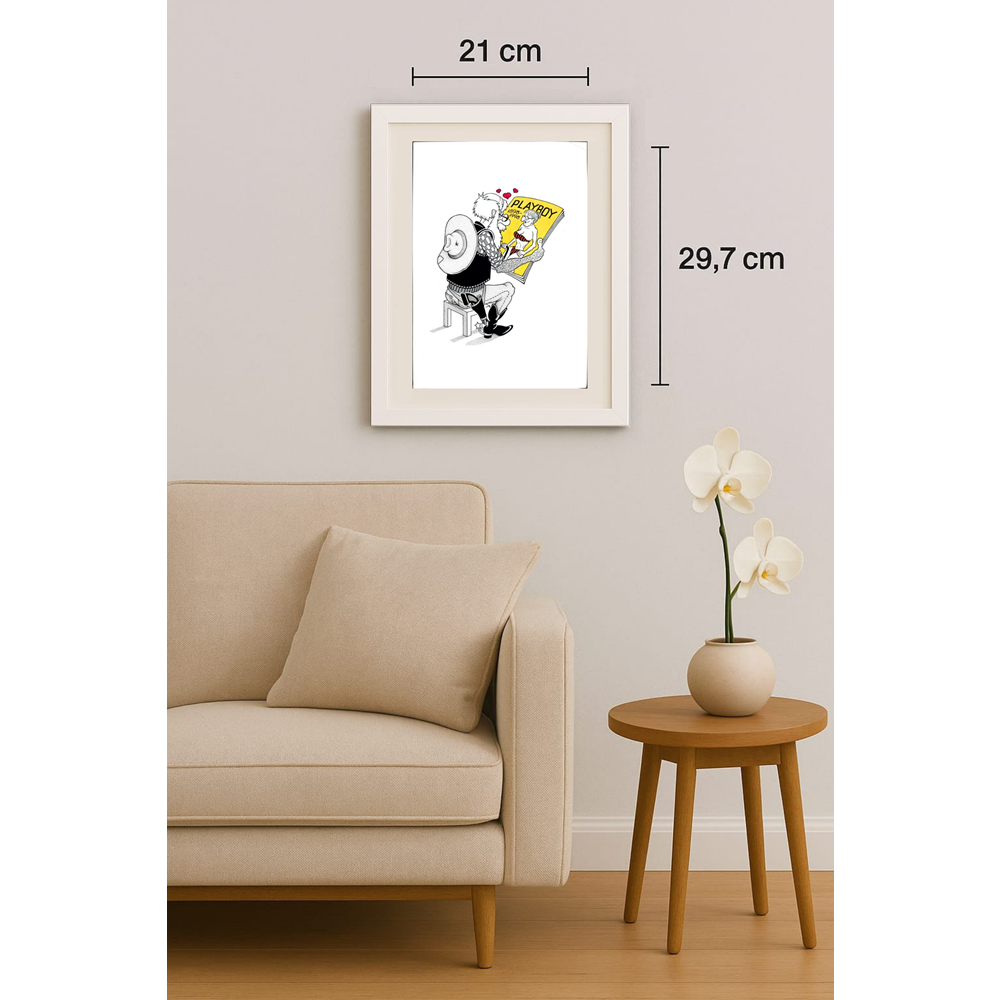 Vansovich Andrey 29x21cm Orijinal Karikatür BOD01678