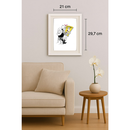 Vansovich Andrey 29x21cm Orijinal Karikatür BOD01678