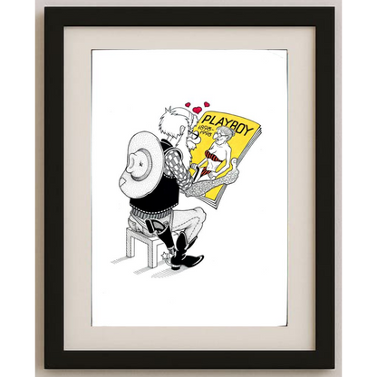 Vansovich Andrey 29x21cm Orijinal Karikatür BOD01678