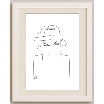 Peter Luko 29x21cm Orijinal Karikatür BOD01681