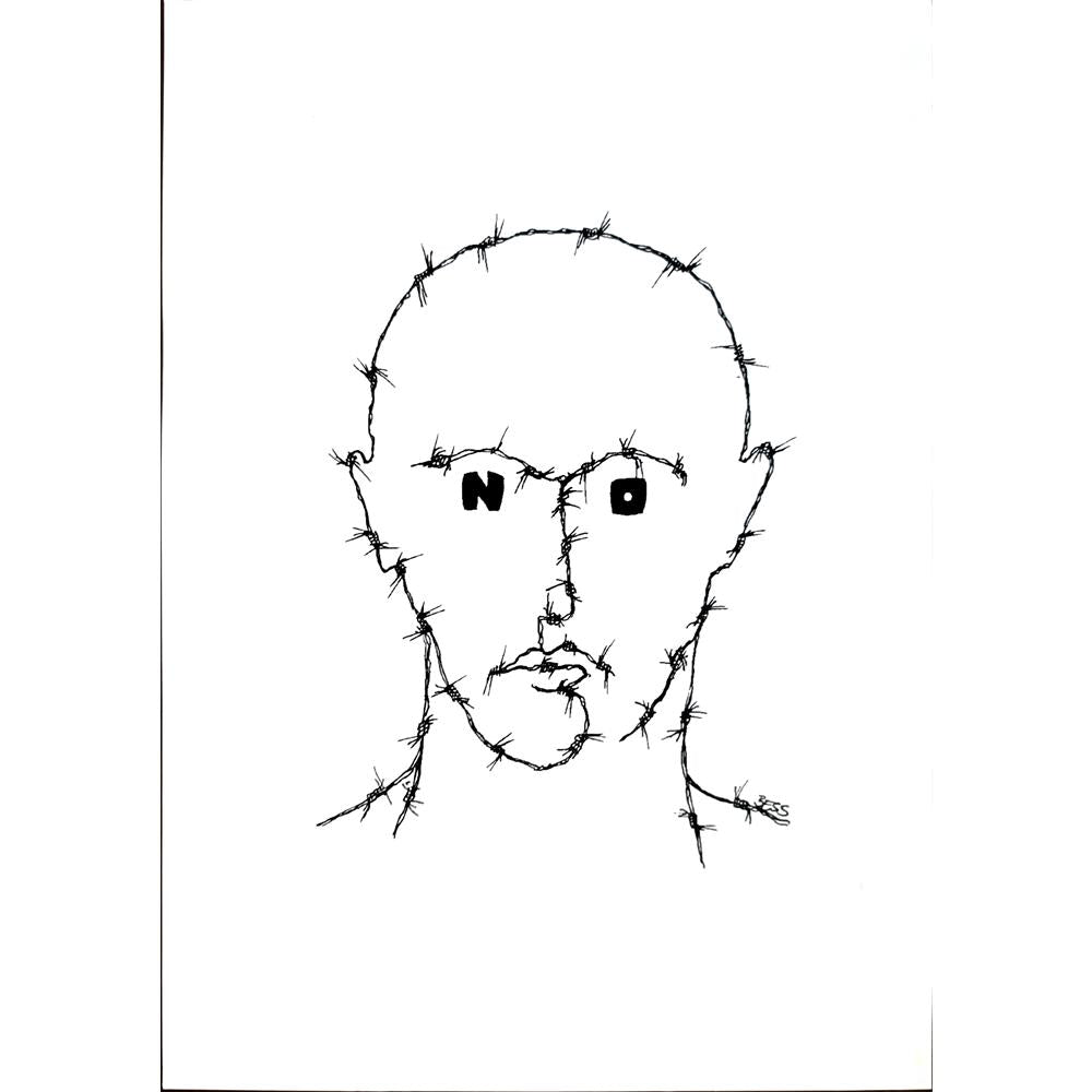 Winfried Besslich 29x21cm Orijinal Karikatür BOD01689