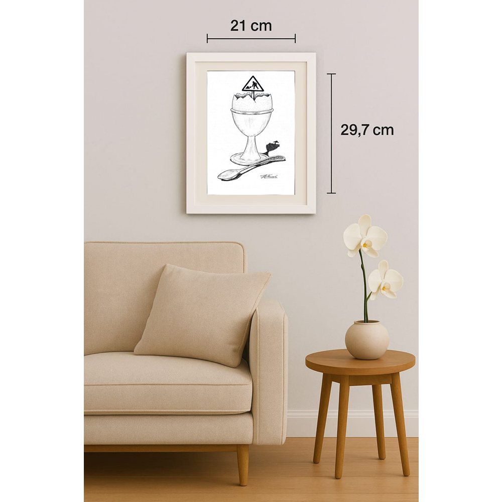 Alexandr Pashkov 29x21cm Orijinal Karikatür BOD01694