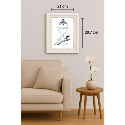 Alexandr Pashkov 29x21cm Orijinal Karikatür BOD01694