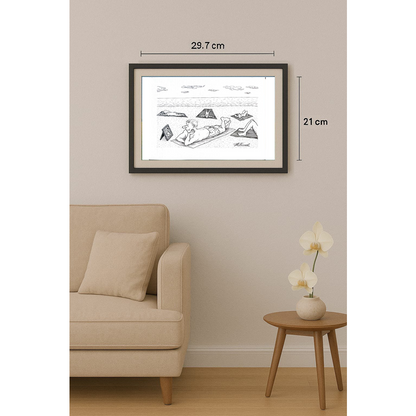 Alexandr Pashkov 29x21cm Orijinal Karikatür BOD01696