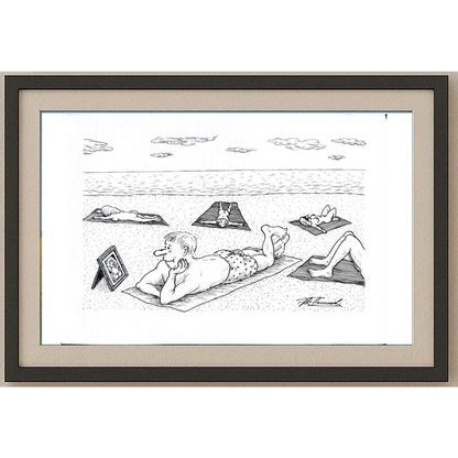 Alexandr Pashkov 29x21cm Orijinal Karikatür BOD01696