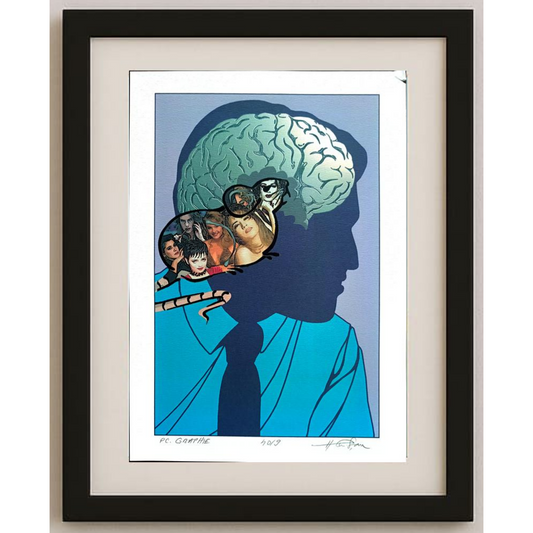 Horia Crisan 29x21cm Orijinal Karikatür BOD01704