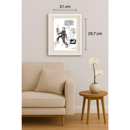 Julije Jelaska 29x21cm Orijinal Karikatür BOD01717