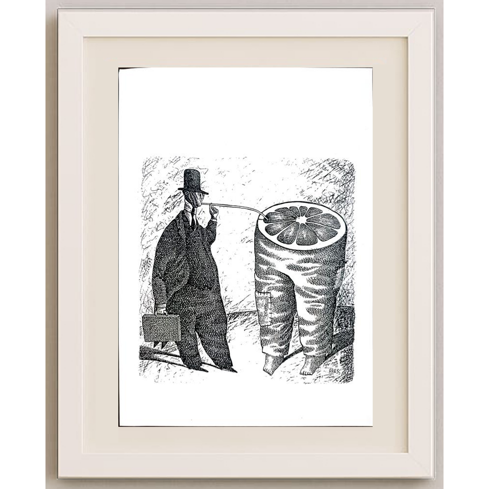 Ares 29x21cm Orijinal Karikatür BOD01718