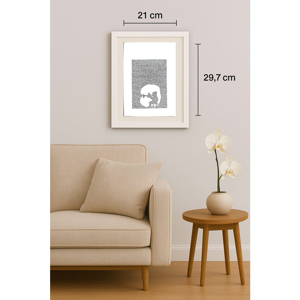 Cor Den Dulk 29x21cm Orijinal Karikatür BOD01722