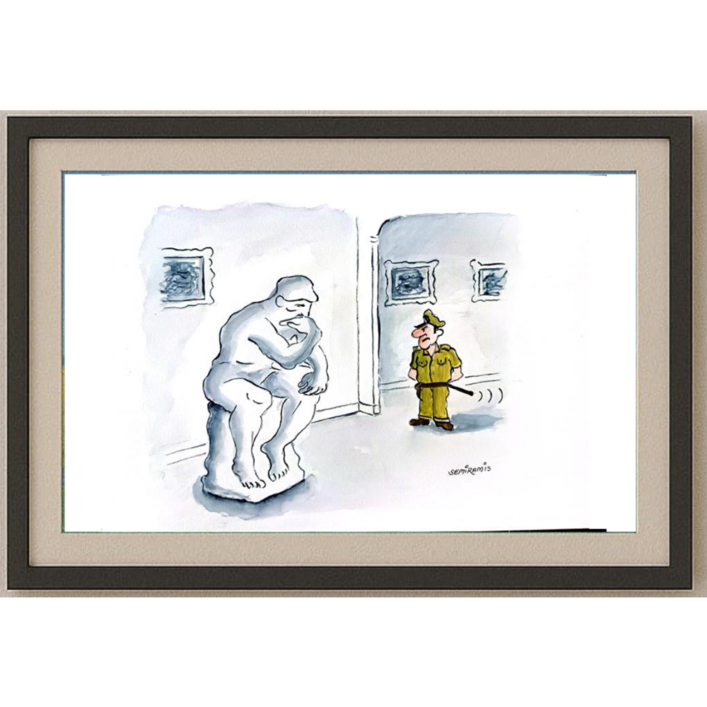 Semiramis 29x21cm Orijinal Karikatür BOD01724