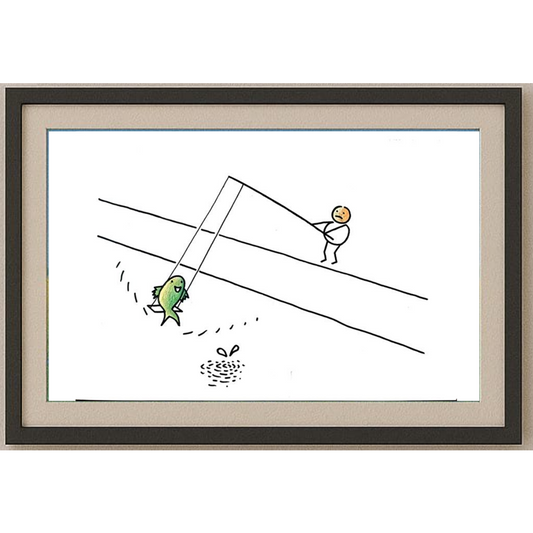 Simon MR 29x21cm Orijinal Karikatür BOD01728