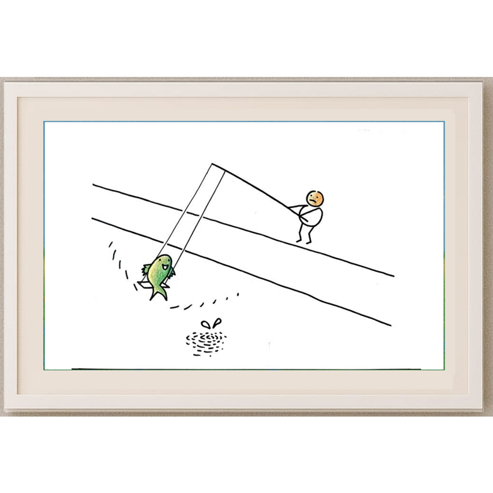 Simon MR 29x21cm Orijinal Karikatür BOD01728