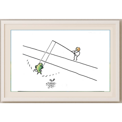 Simon MR 29x21cm Orijinal Karikatür BOD01728