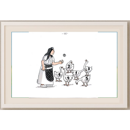 Lubomir Kotrha 21x21cm Orijinal Karikatür BOD01730