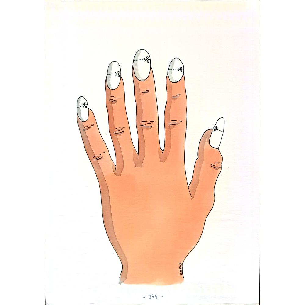 Lubomir Kotrha 29x21cm Orijinal Karikatür BOD01731
