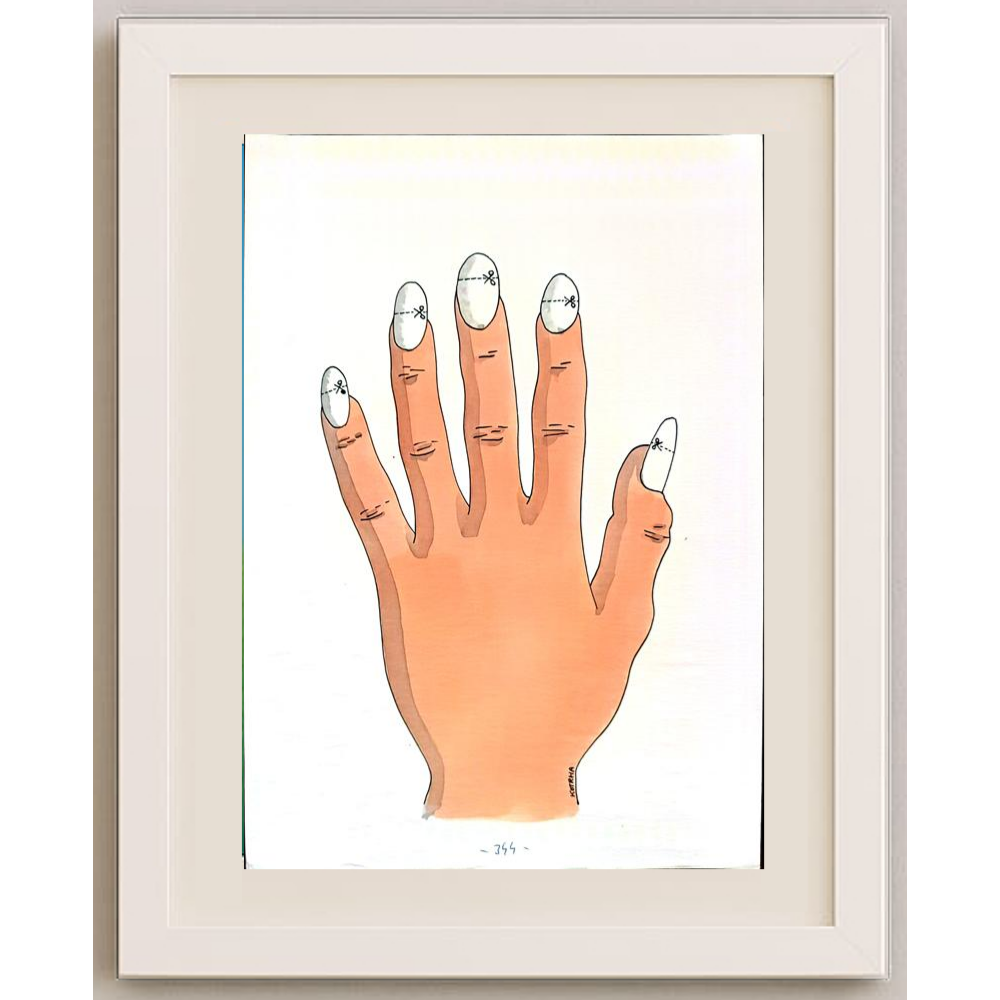 Lubomir Kotrha 29x21cm Orijinal Karikatür BOD01731
