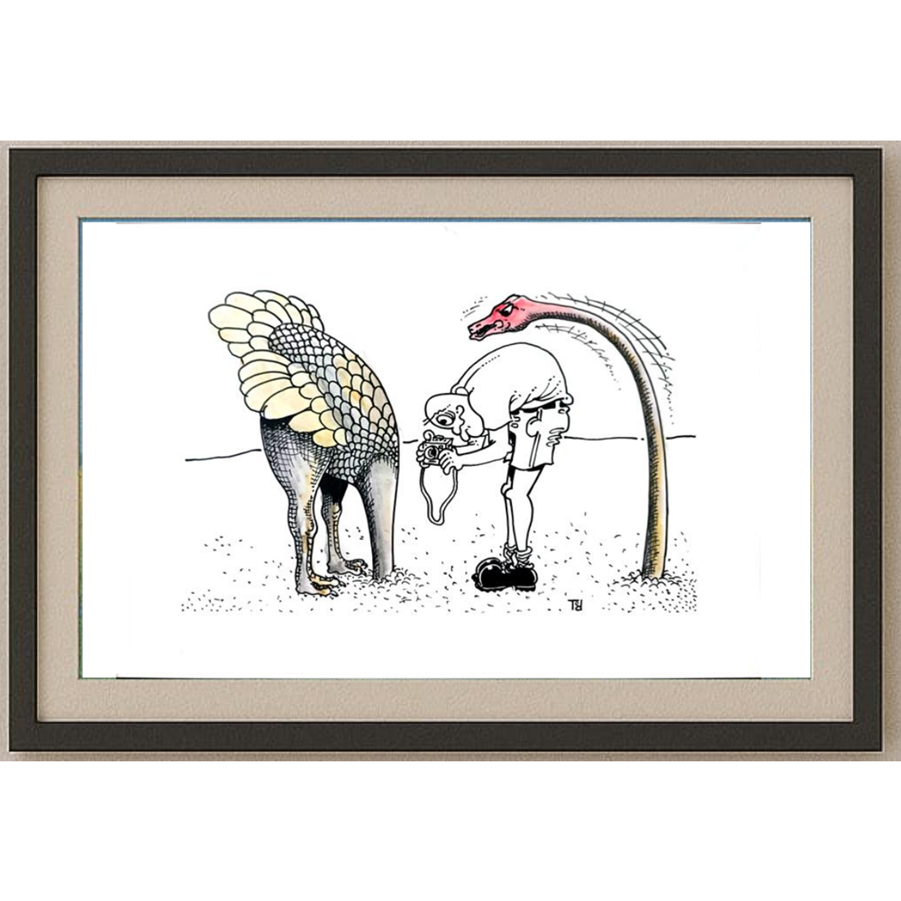 Tomislav Dusanic 29x21cm Orijinal Karikatür BOD01735